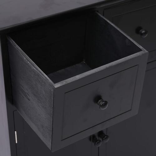 Skab 60x30x75 cm kejsertræ sort