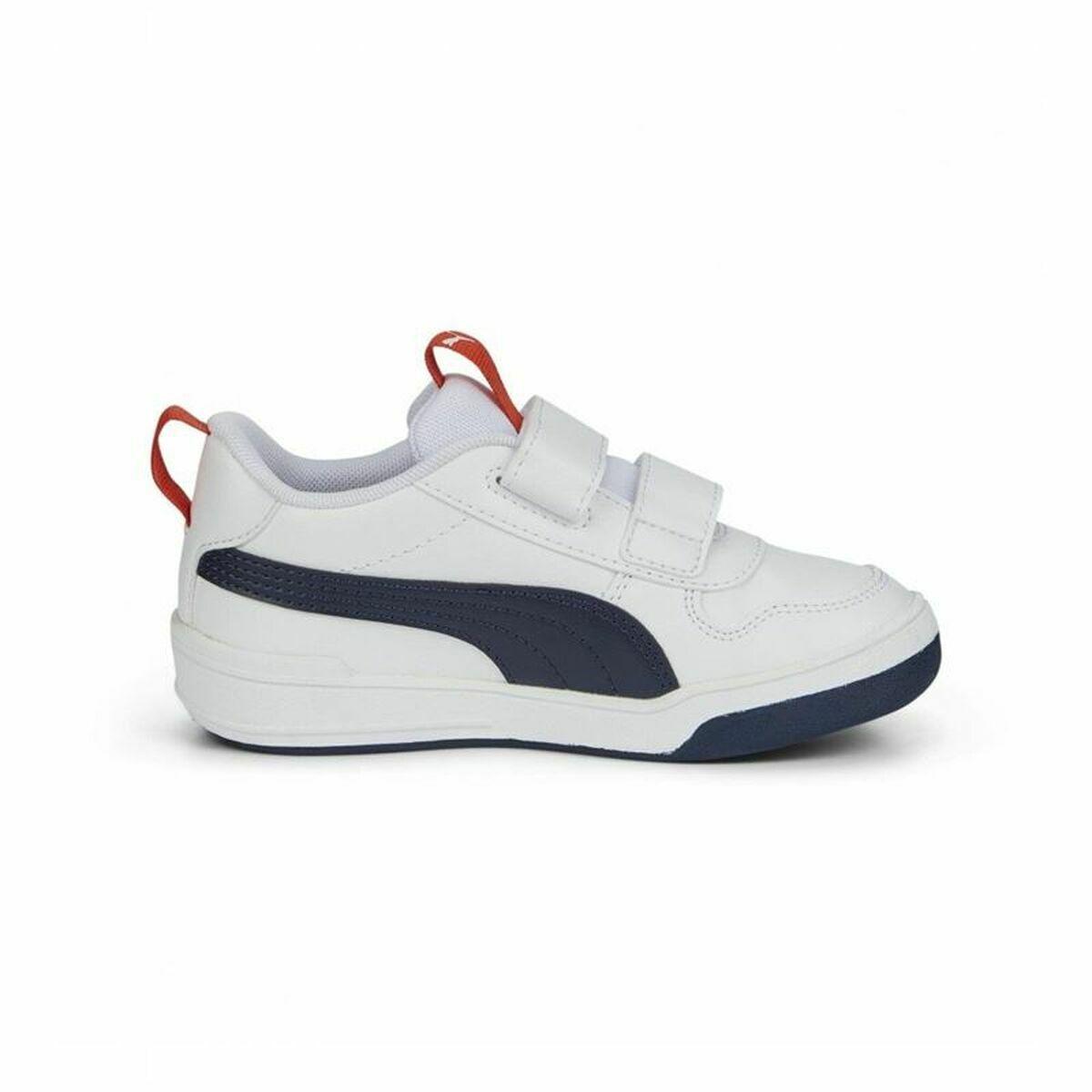 Sportssko til børn Puma Multiflex Hvid 30