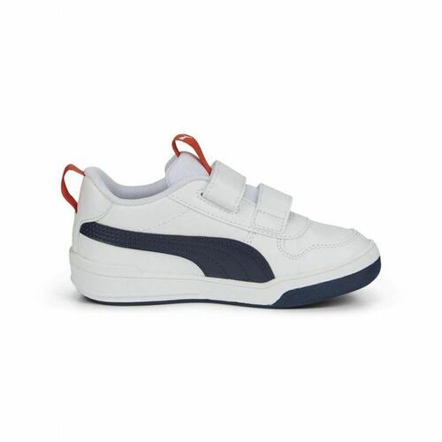 Sportssko til børn Puma Multiflex Hvid 30