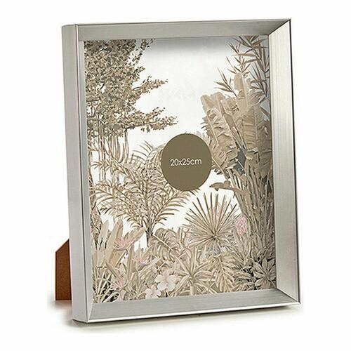Fotoramme Sølvfarvet Plastik Glas (22,3 x 3,5 x 27,3 cm) (6 enheder)