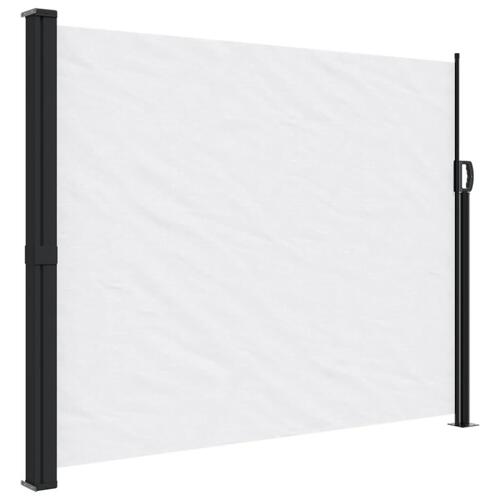 Sammenrullelig sidemarkise 160x300 cm hvid
