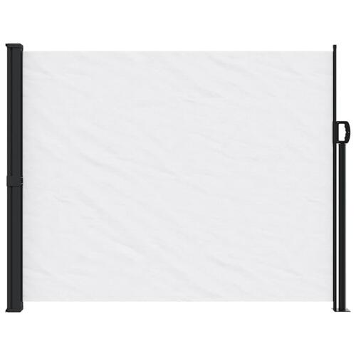 Sammenrullelig sidemarkise 160x300 cm hvid