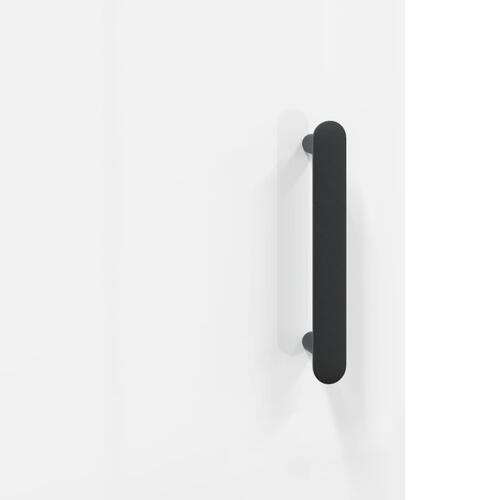 Skrivebord 140x50x75 cm konstrueret træ hvid højglans