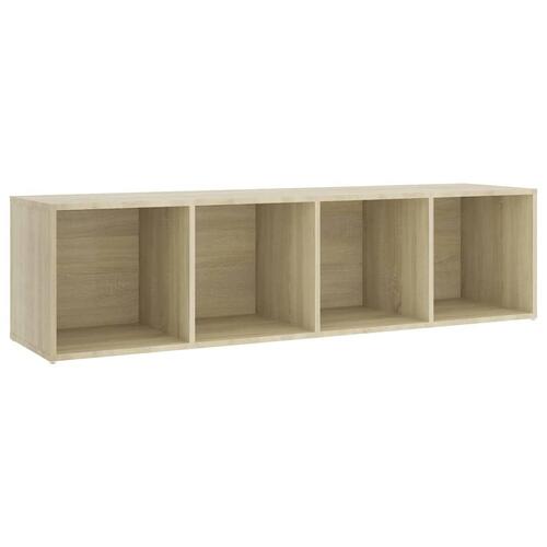 Tv-skabe 2 stk. 142,5x35x36,5 cm konstrueret træ sonoma-eg