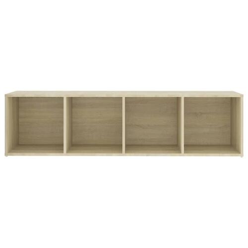 Tv-skabe 2 stk. 142,5x35x36,5 cm konstrueret træ sonoma-eg