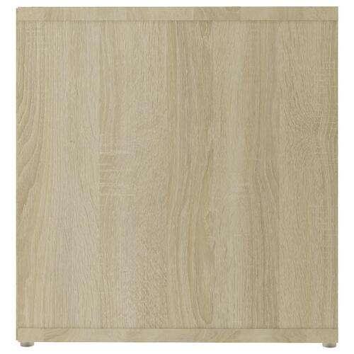 Tv-skabe 2 stk. 142,5x35x36,5 cm konstrueret træ sonoma-eg