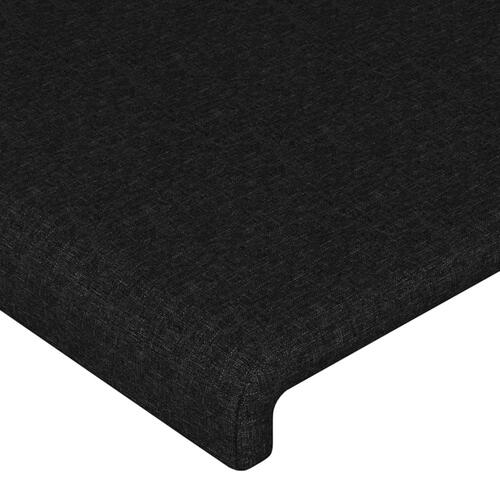 Sengegavle 4 stk. 80x5x78/88 cm stof sort