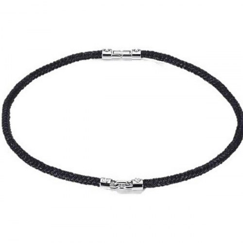 Molecole armbånd til mænd - Sterling sølv 925, Large 48 cm