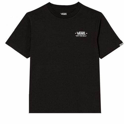 Børne Kortærmet T-shirt Vans Mini Scrip Sort 12-14 år