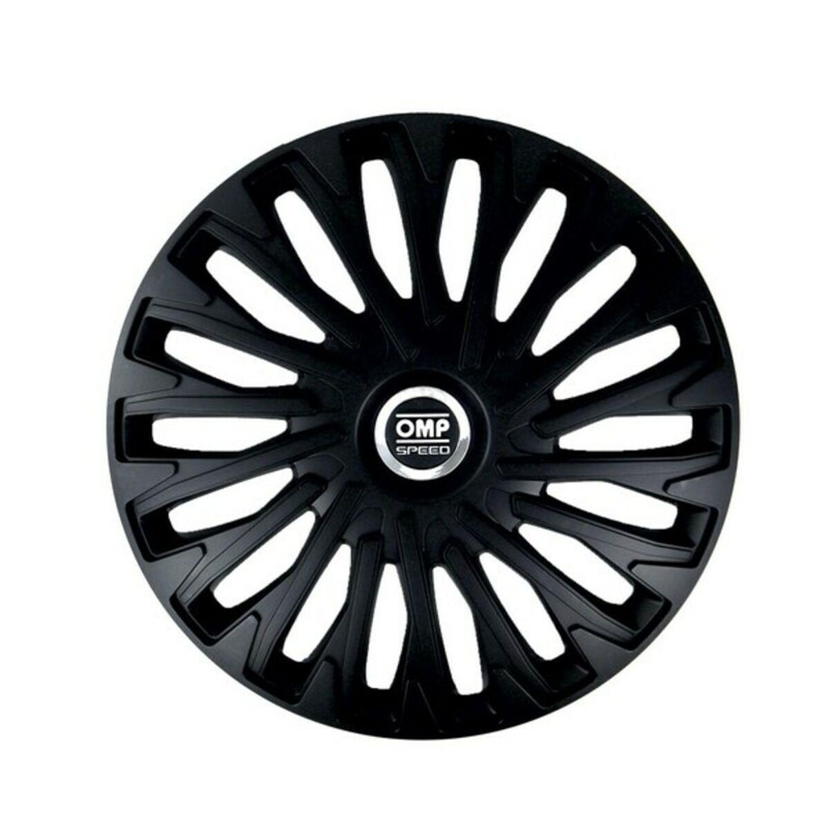 OMP Stinger Speed hjulkapsler - sort 13" (sæt á 4)