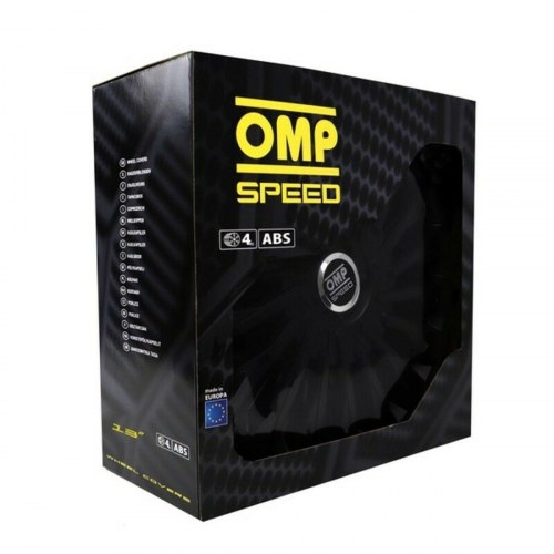 OMP Stinger Speed hjulkapsler - sort 13" (sæt á 4)