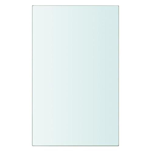 Hylde glaspanel klar 20x12 cm