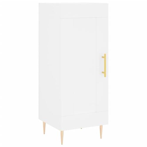 Skab 34,5x34x180 cm konstrueret træ hvid
