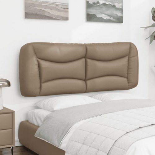 Gavlpude Hvar 120 cm i kunstlæder - cappuccino