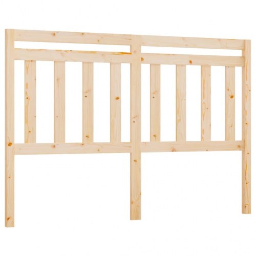 Sengegavl 166×4×100 cm i massivt fyrretræ - natur