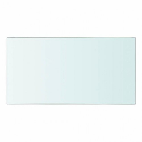 Hylde glaspanel klar 30×15 cm - hærdet glas, 8 mm