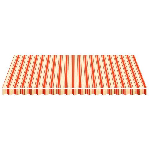 Udskiftningsdug til markise 4,5x3 m gul og orange
