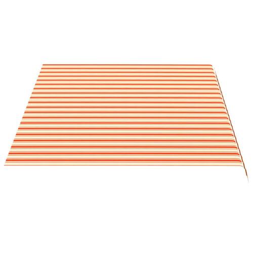 Udskiftningsdug til markise 4,5x3 m gul og orange