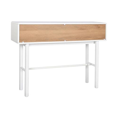 Konsol Home ESPRIT Gul Hvid Træ MDF 120 x 35 x 90 cm