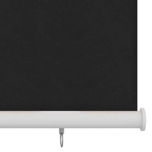 Udendørs rullegardin 60x140 cm sort