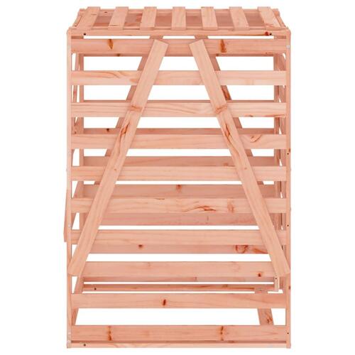 Skraldespandsskjuler 84x90x128,5 cm massivt douglasgran