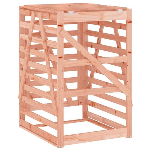 Skraldespandsskjuler 84x90x128,5 cm massivt douglasgran