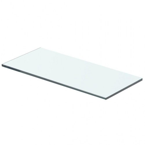 Glashylde - klar 40 × 12 cm, hærdet glas