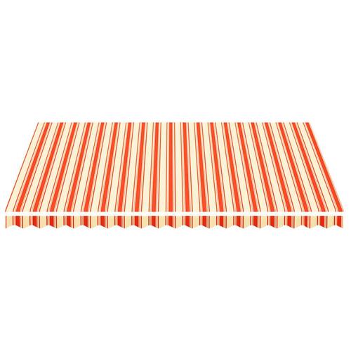 Udskiftningsdug til markise 4,5x3,5 m gul og orange