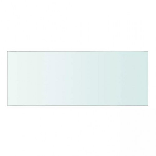 Glashylde klar 40×15 cm - hærdet glas, 8 mm