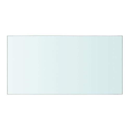 Hylde glaspanel klar 40x20 cm