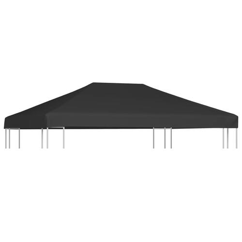 Pavillontopdække 270 g/m² 4x3 m sort
