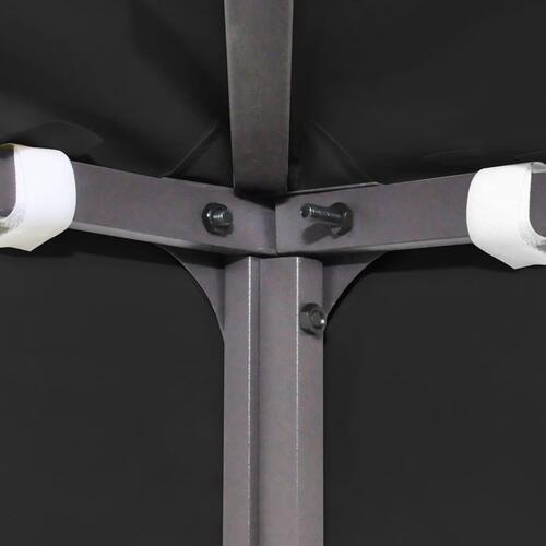 Pavillontopdække 270 g/m² 4x3 m sort