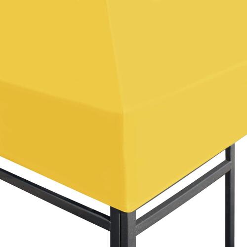 Pavillontopdække 270 g/m² 4x3 m gul