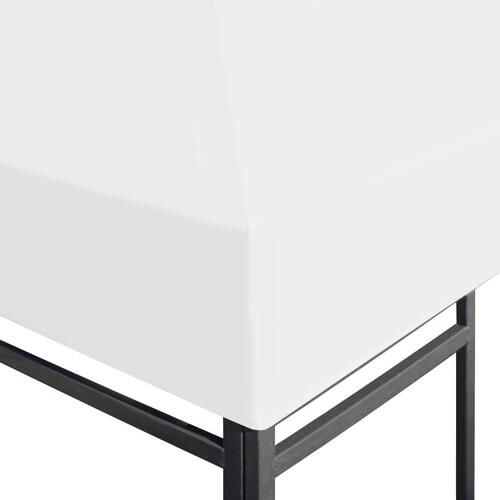 Pavillontopdække 270 g/m² 4x3 m hvid