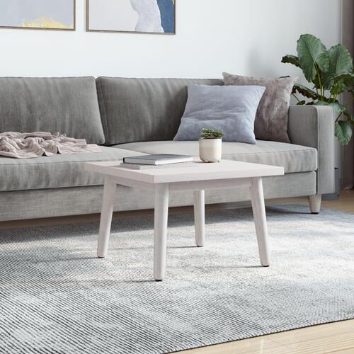 Bordplade 60x60x2,5 cm firkantet massivt fyrretræ hvid