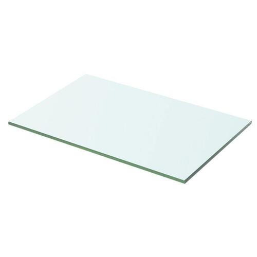 Hylde glaspanel klar 50x25 cm