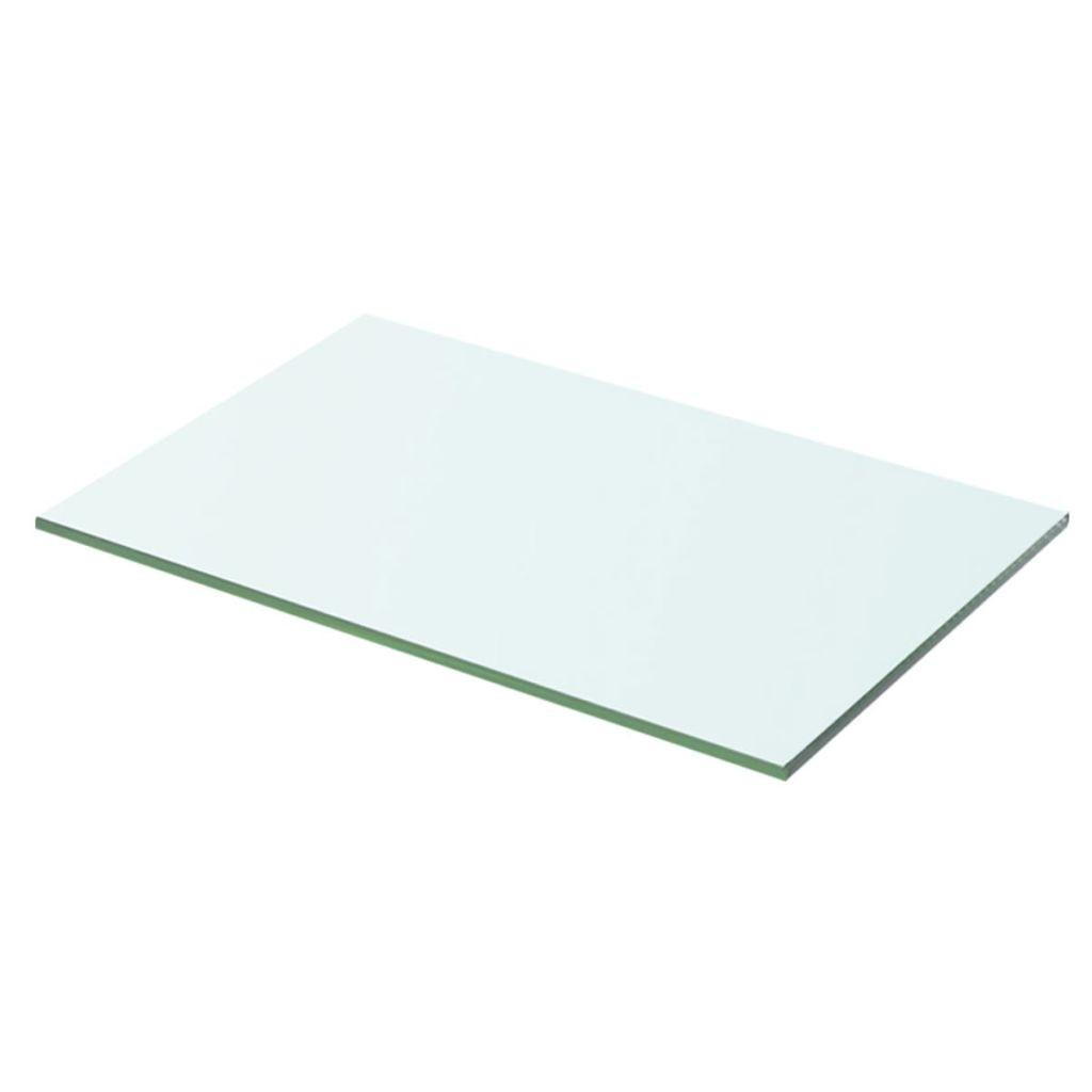 Hylde glaspanel klar 50x25 cm