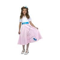 Kostume til børn Pink Lady Nederdel 10-12 år