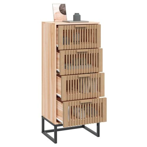 Kommode 40x30x95 cm konstrueret træ