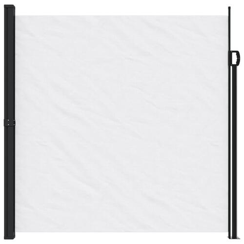 Sammenrullelig sidemarkise 200x300 cm hvid