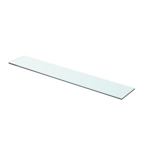Hylde glaspanel - klar 70 × 12 cm, hærdet glas