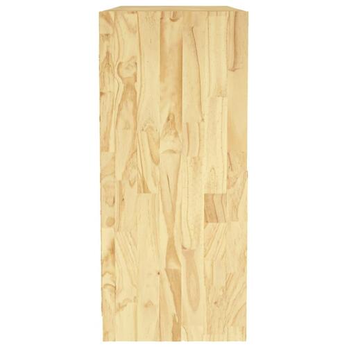 Bogreol 104x33x76 cm massivt fyrretræ