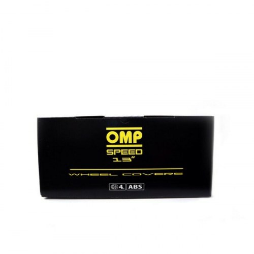 OMP Stinger Speed hjulkapsler 13" - sort/sølv (4 stk)
