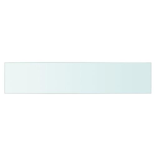 Hylde glaspanel klar 70x15 cm