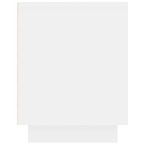 Tv-bord 102x35x45 cm konstrueret træ hvid