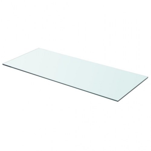 Glashylde - klart hærdet glas 70×30 cm, 8 mm