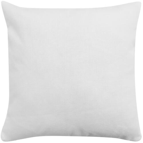 Pudebetræk 4 stk. linned-look hvid 40x40 cm