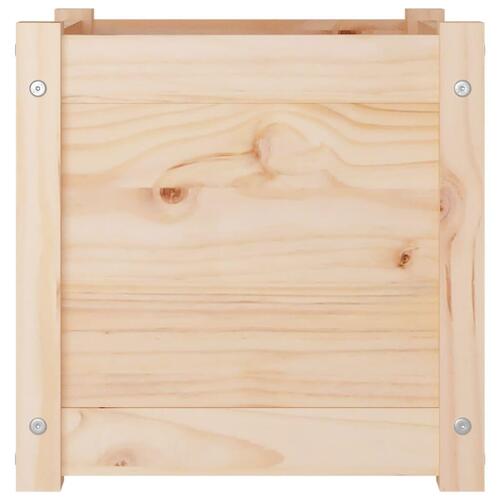 Plantekasser 2 stk. 40x40x40 cm massivt fyrretræ