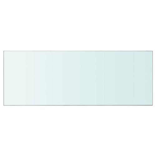 Glashyldepanel gennemsigtig 80x30 cm