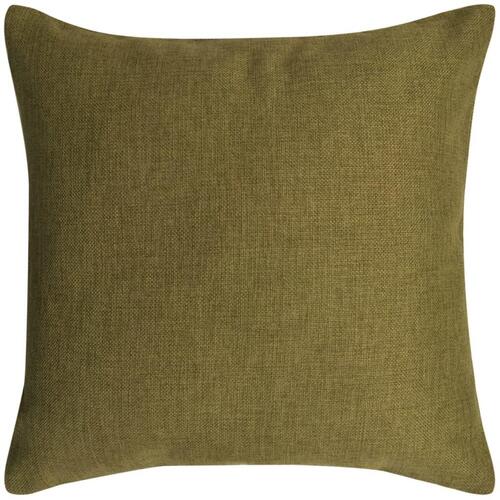 4 stk. pudebetræk linned-look grøn 40x40 cm